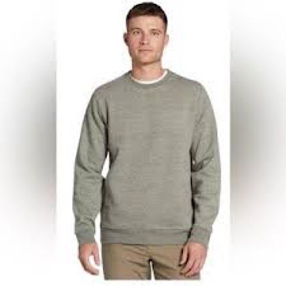 VRST Crew Sweatshirt Large Heather Earl Grey/ Pure Black - Picture 4 of 4